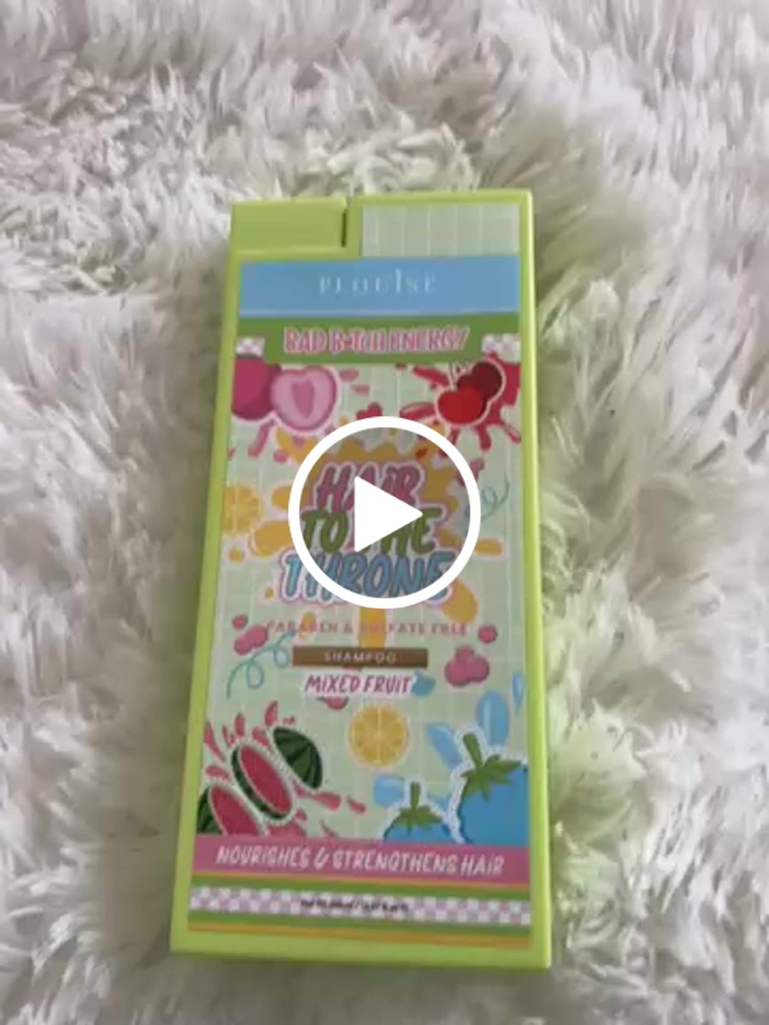 Customer video review of Hair To The Throne Shampoo