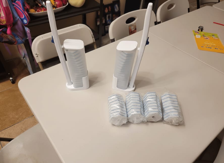 Customer photo review of Shine Master CleanPod – Eldobható higiénikus WC tisztító rendszer
