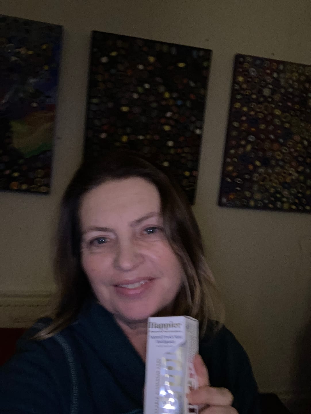 Customer photo review of Happier Fresh Mint Toothpaste