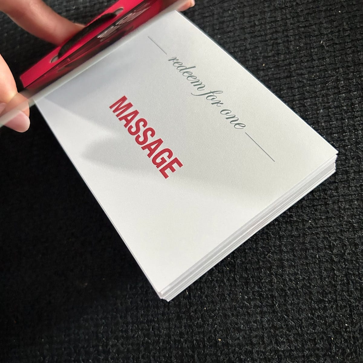 Customer photo review of Fully Customisable Coupon Book