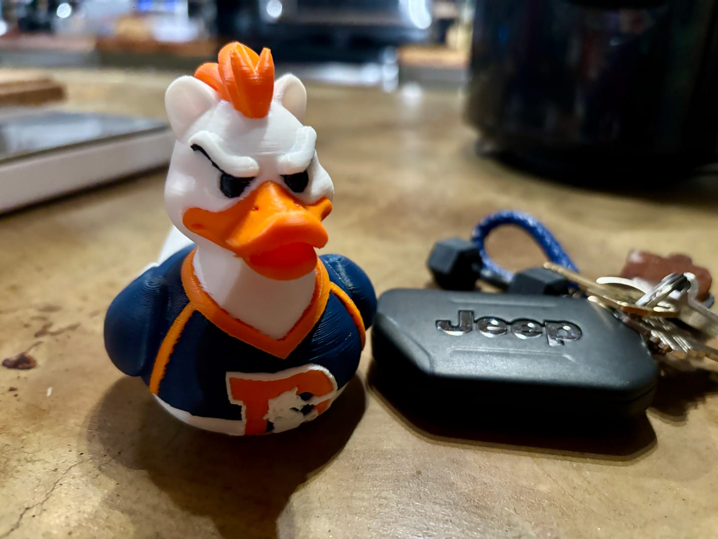 Customer photo review of DENVER BRONCOS DUCK – BUILT FOR SUNDAYS. READY FOR GAME DAY.