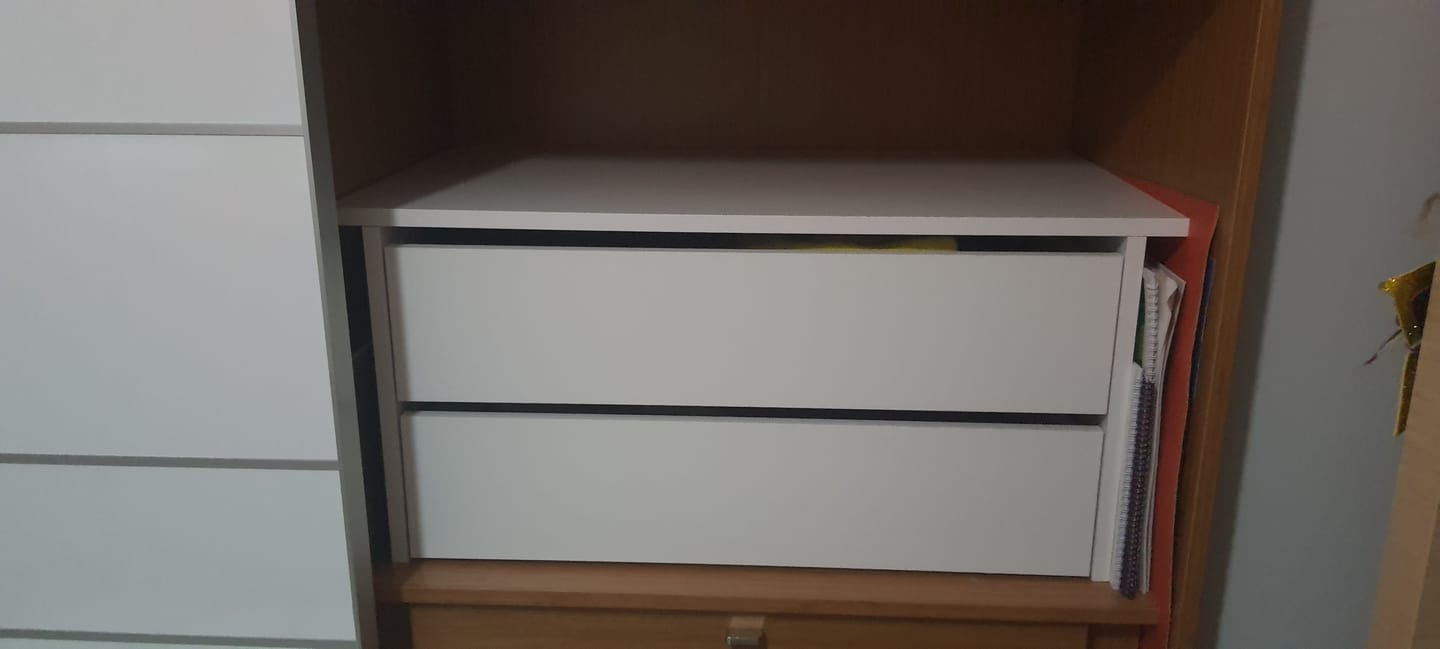 Customer photo review of Rani BA139 Gardırop Çekmece Modülü Tamamlayıcı Dolap İçi Çekmece Ünitesi Beyaz