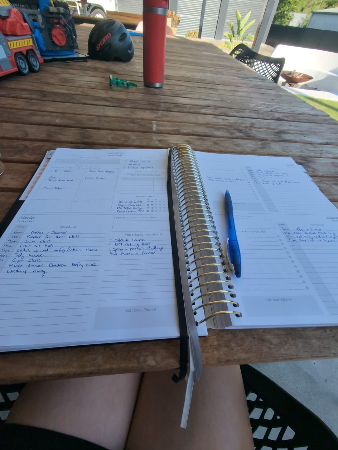 Customer photo review of 2026 Business Planner - Black