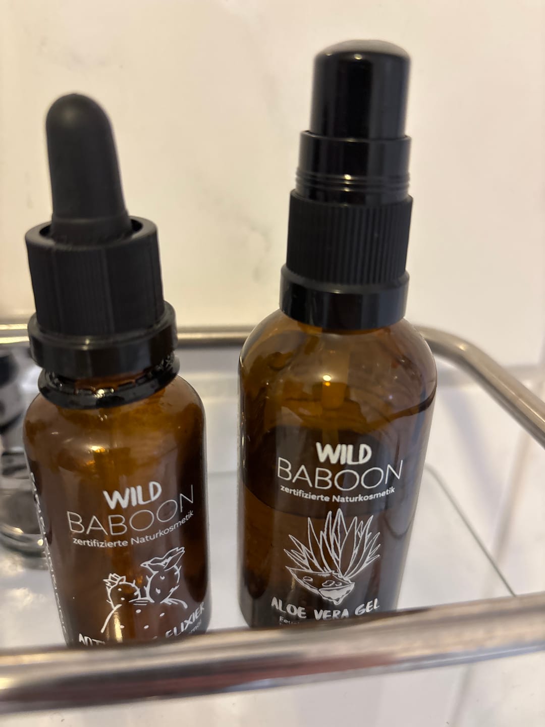 Customer photo review of Bio Aloe Vera Gel, verbesserte Formel - ideale Reisegröße 50ml