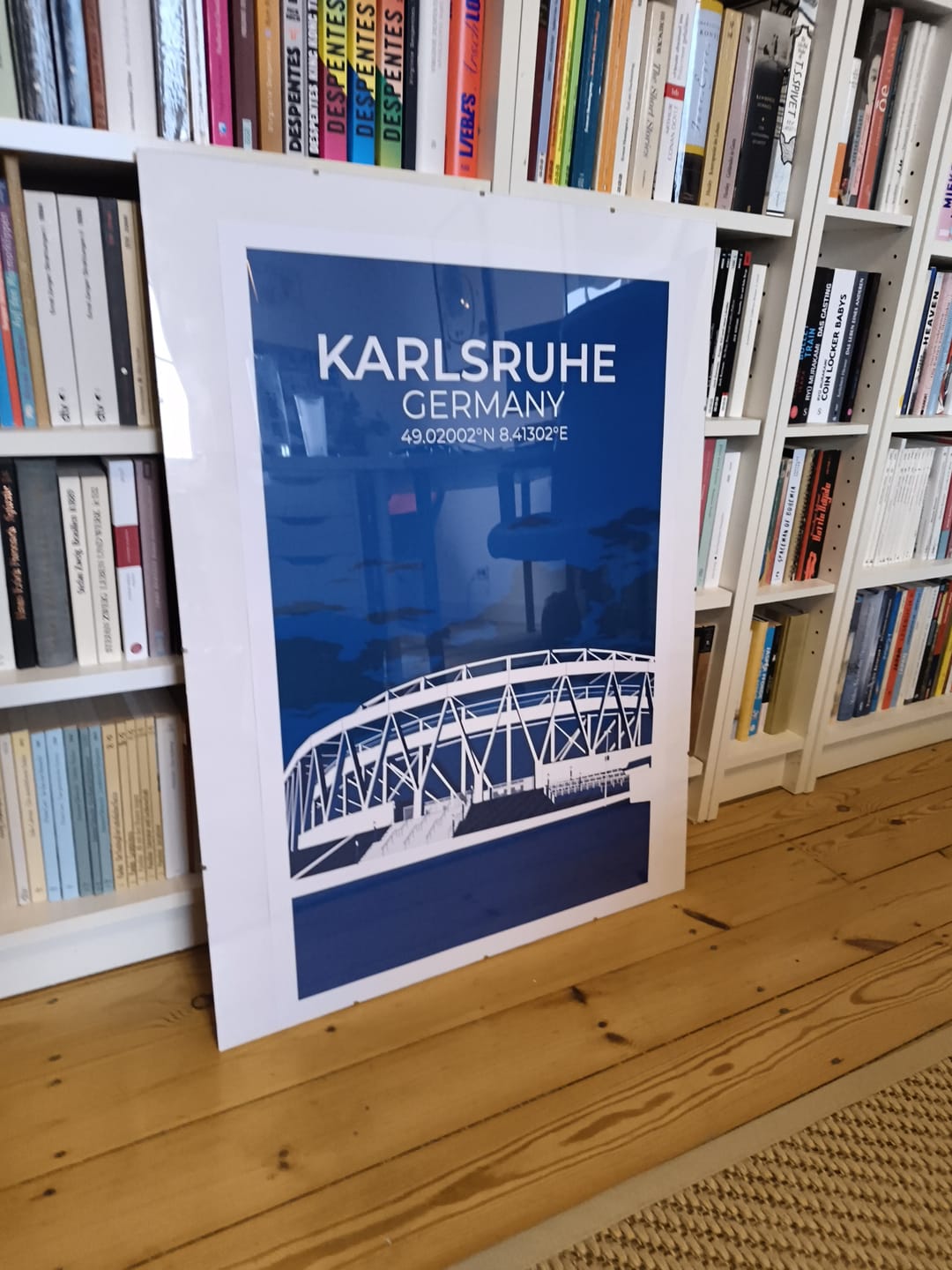 Customer photo review of Stadion Illustration Poster Karlsruhe