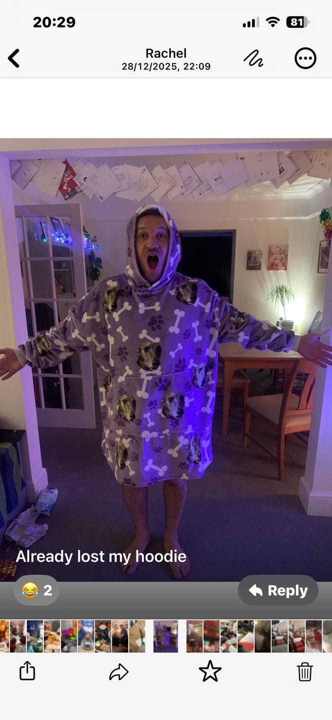 Customer photo review of Custom Dog Hoodie