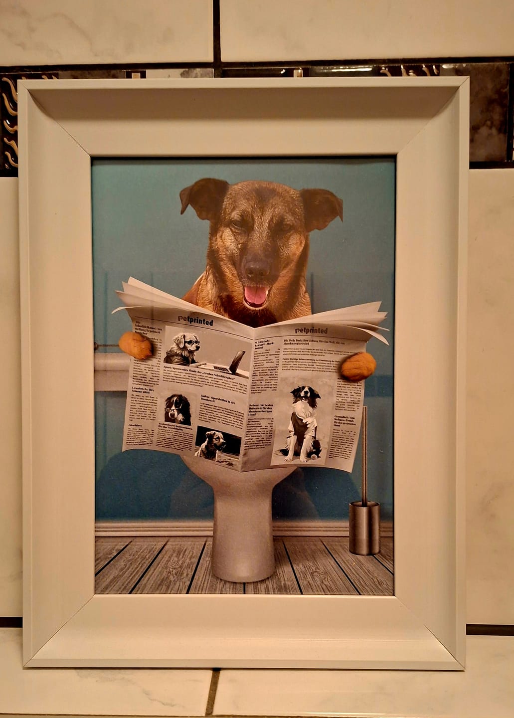 Customer photo review of Wichtige Sitzung - Individuelles Poster