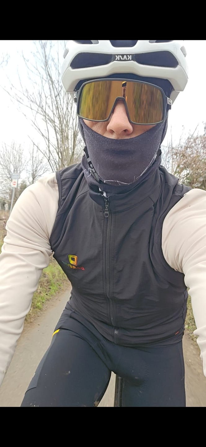 Customer photo review of HONEYCOMB THERMAL VEST - BLACK