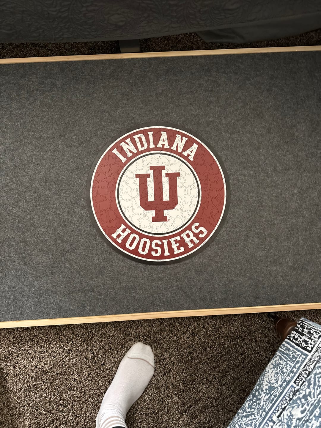 Customer photo review of Indiana University - Wooden Puzzle