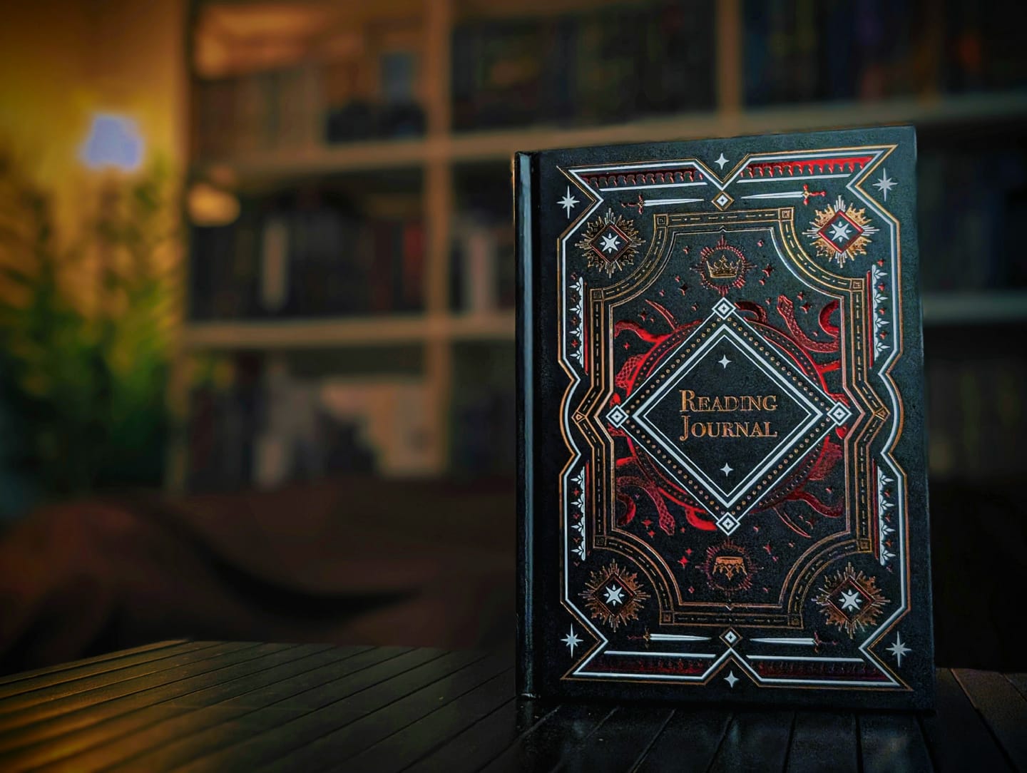 Customer photo review of Reading Journal - Serpents & Swords