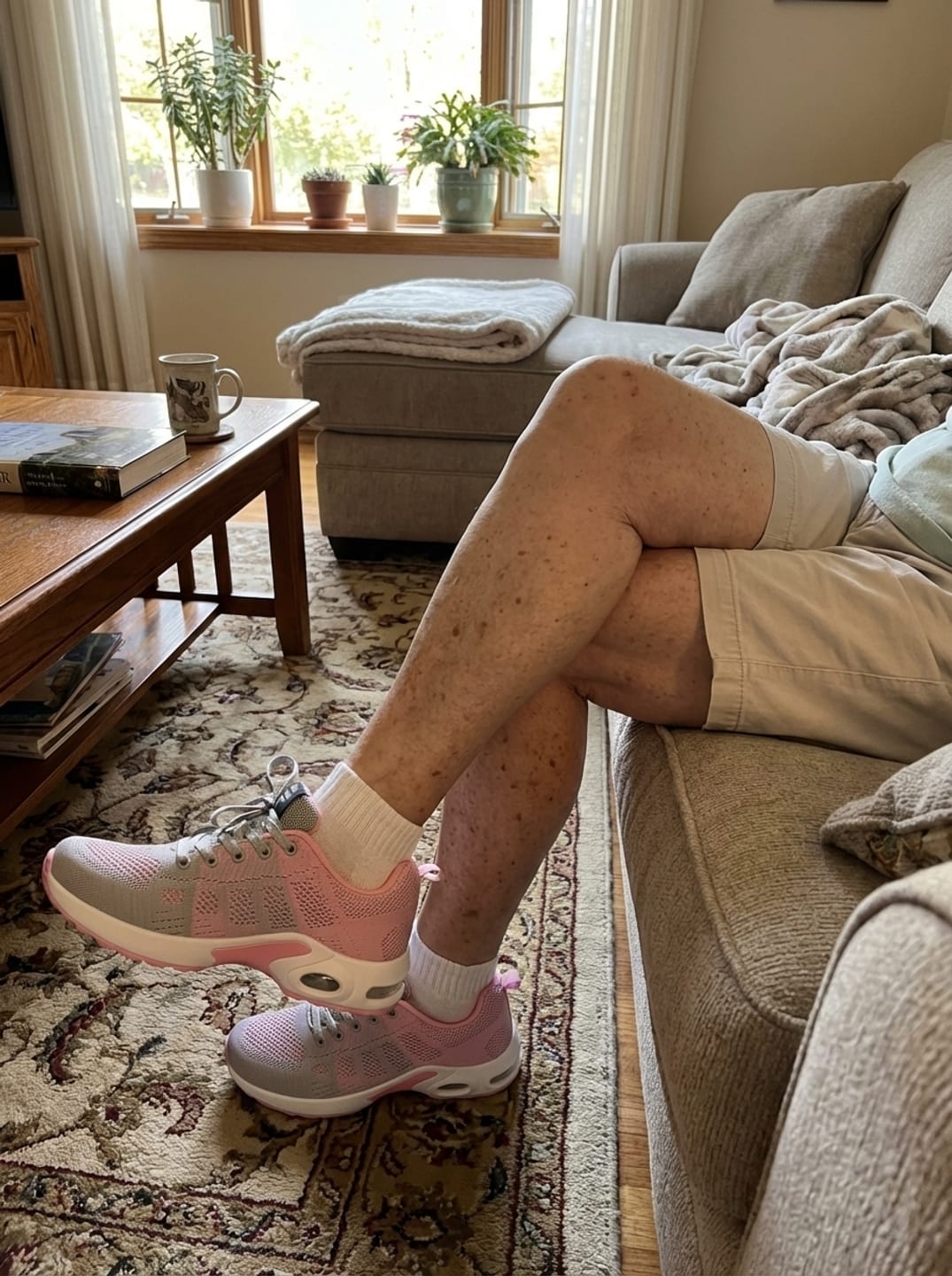 Customer photo review of Orthora™ Pro – 12-Hour Shift Shoes for All-Day Foot, Knee & Back Pain Relief (BOGO)