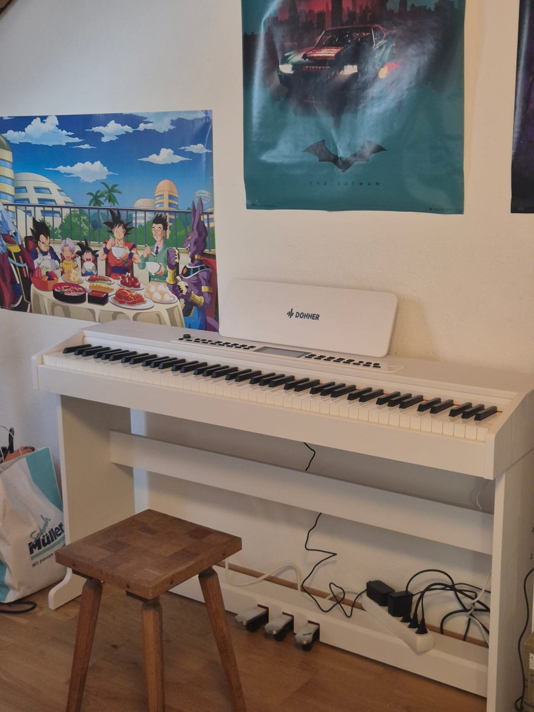 Customer photo review of Donner DDP-95 lesté Piano numérique