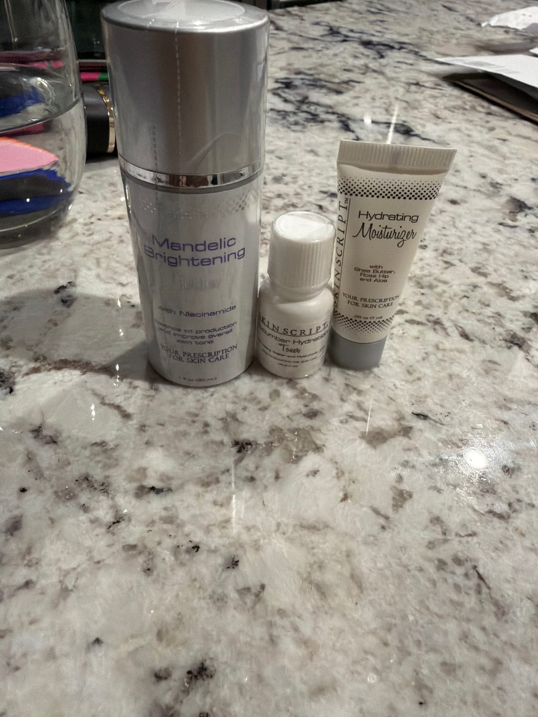 Customer photo review of Skin Script Mandelic Brightening Serum