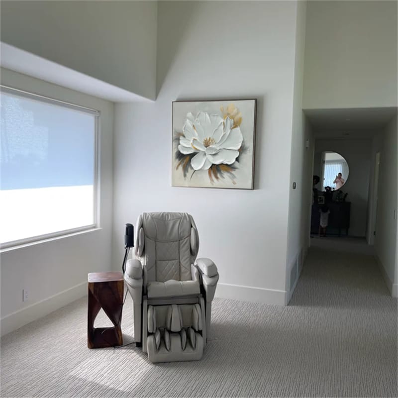 Customer photo review of Flower Textured Painting Canvas #FP047