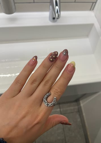 Customer photo review of Horse Shoe Ring