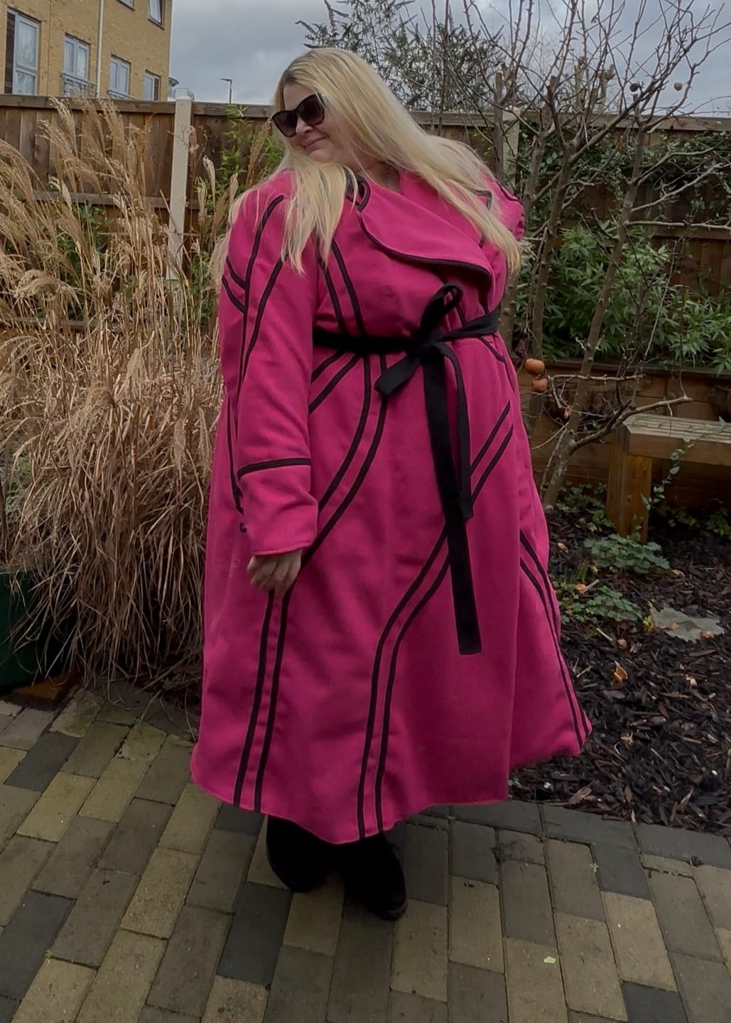 Customer photo review of Plain Wool Blend Fabric