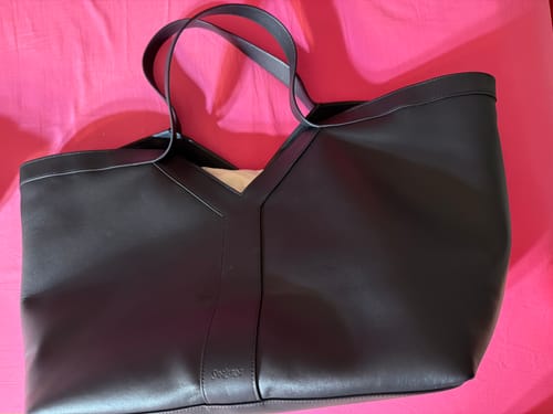 Customer photo review of YSL 25S Y TOTE 50 IN BLACK CALFSKIN GOLD HARDWRE