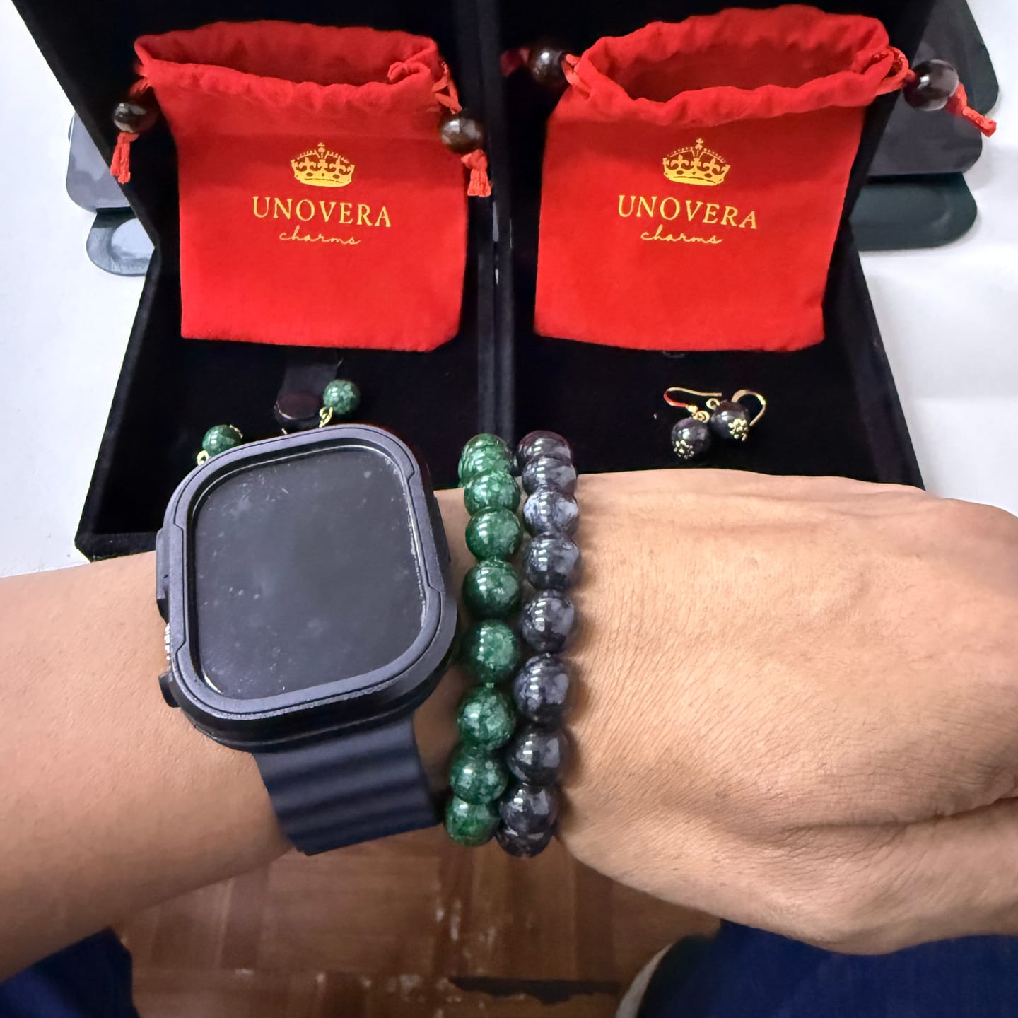 Customer photo review of Premium Black Jade for Wealth, Health & Strong Protection