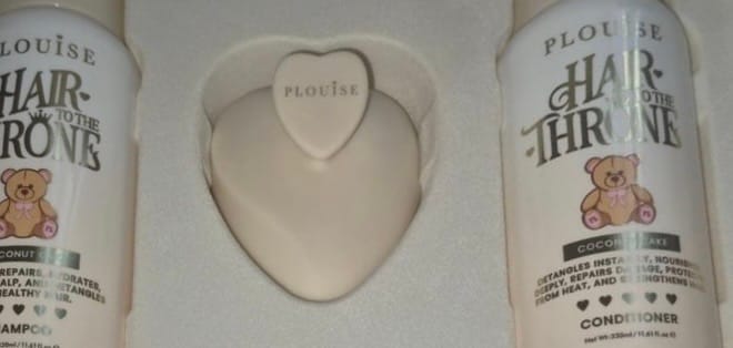 Customer photo review of Hair To The Throne Teddy Edition Haircare Set
