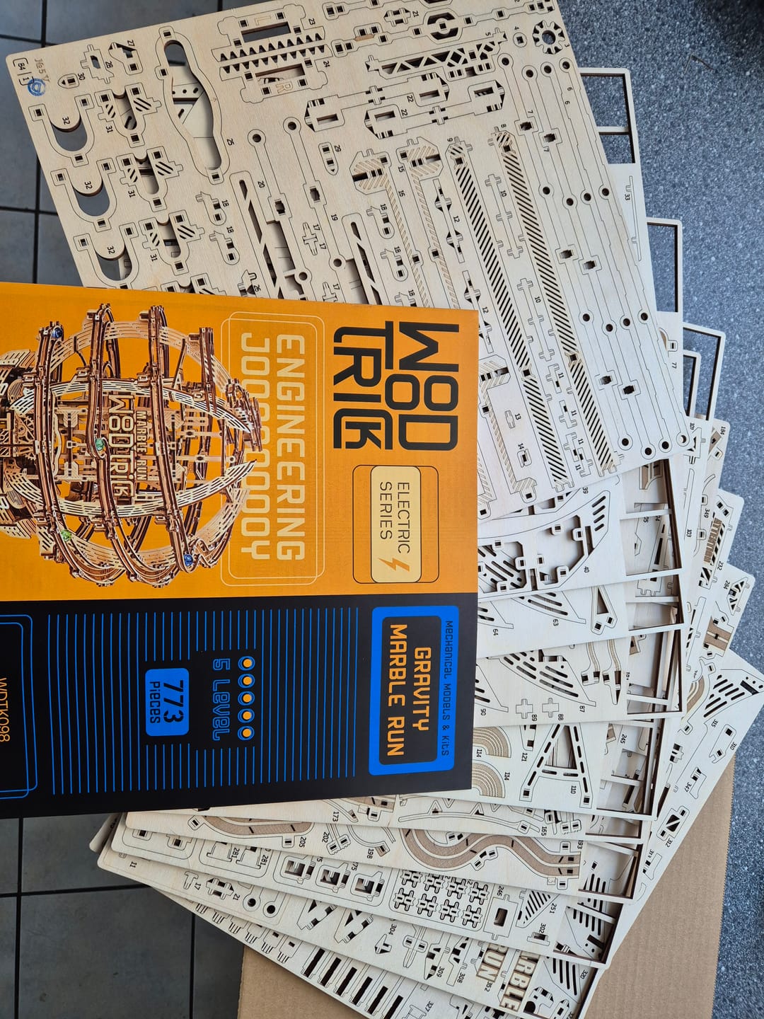 Customer photo review of Gravity Marble Run