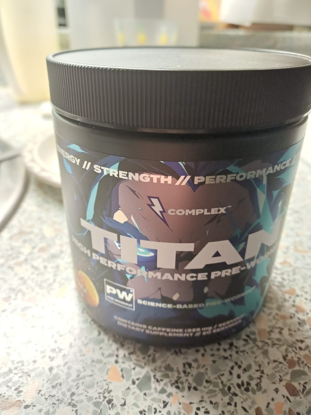 Customer photo review of Titan Pre-workout