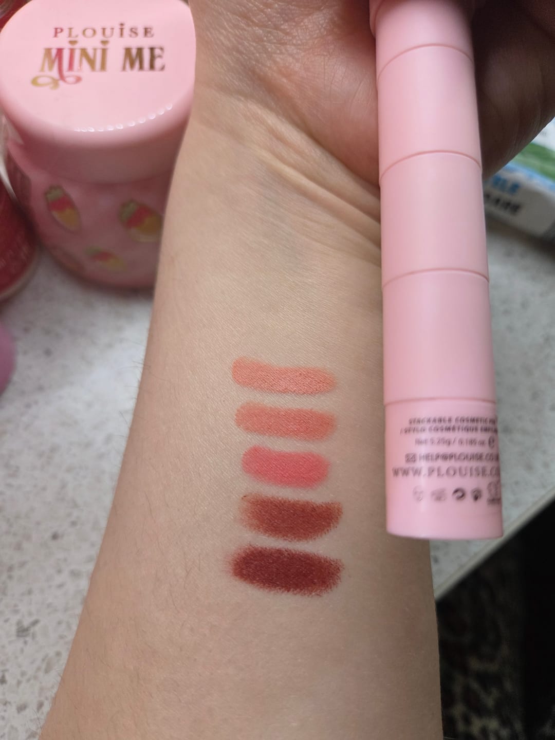 Customer photo review of P.Louise Secret Stacks Eye Lip & Cheek Pen