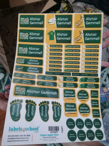 Customer photo review of Sports Teams - Colour Super Pack