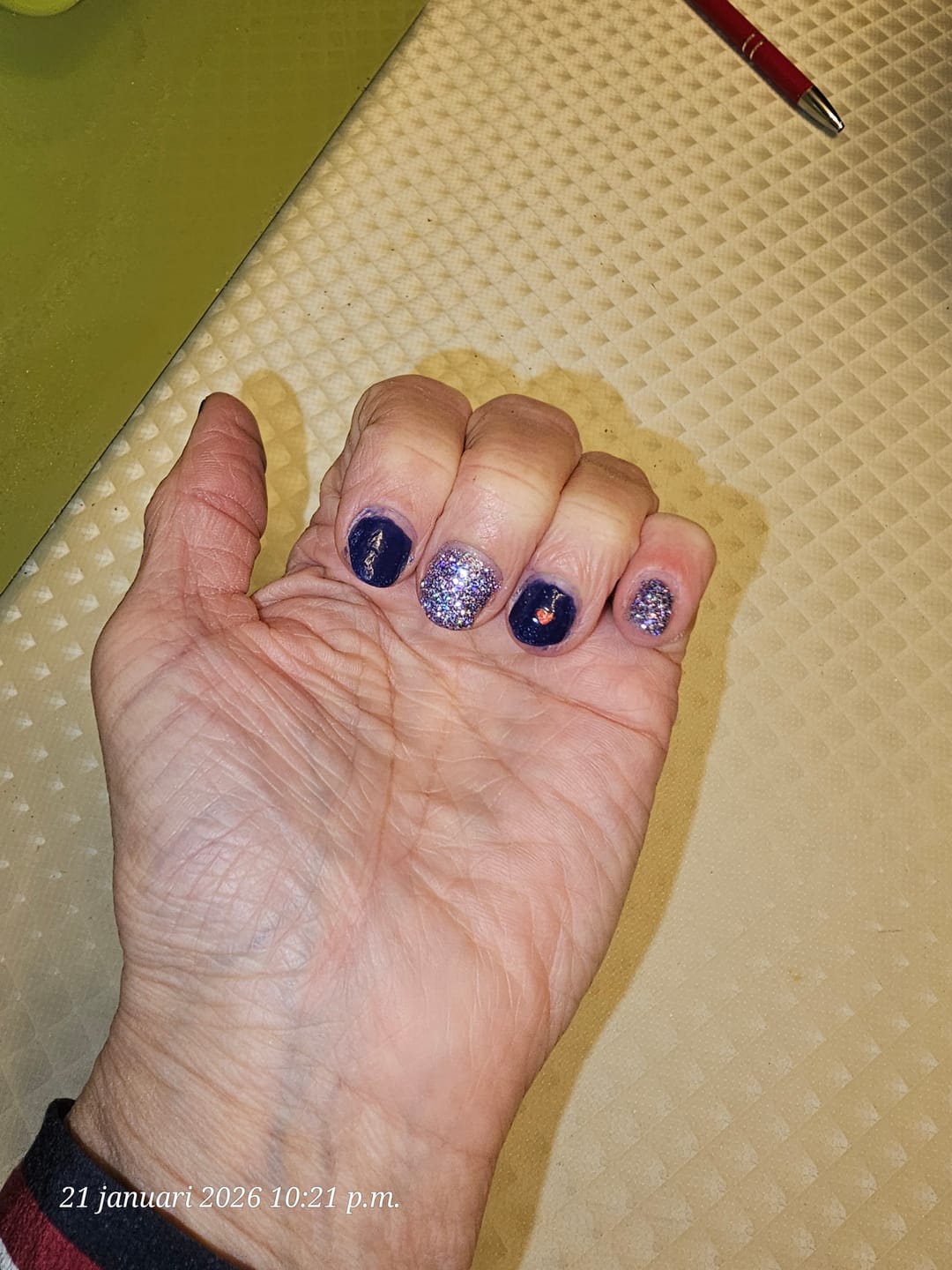 Customer photo review of Lavender Purple Dipping Powder