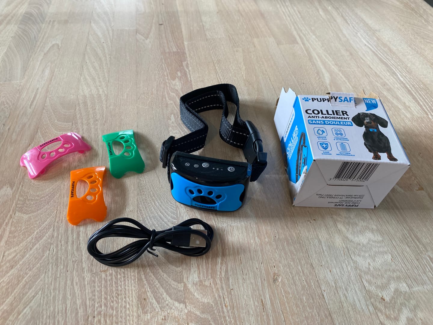 Customer photo review of Collier Anti Aboiement PuppySafe
