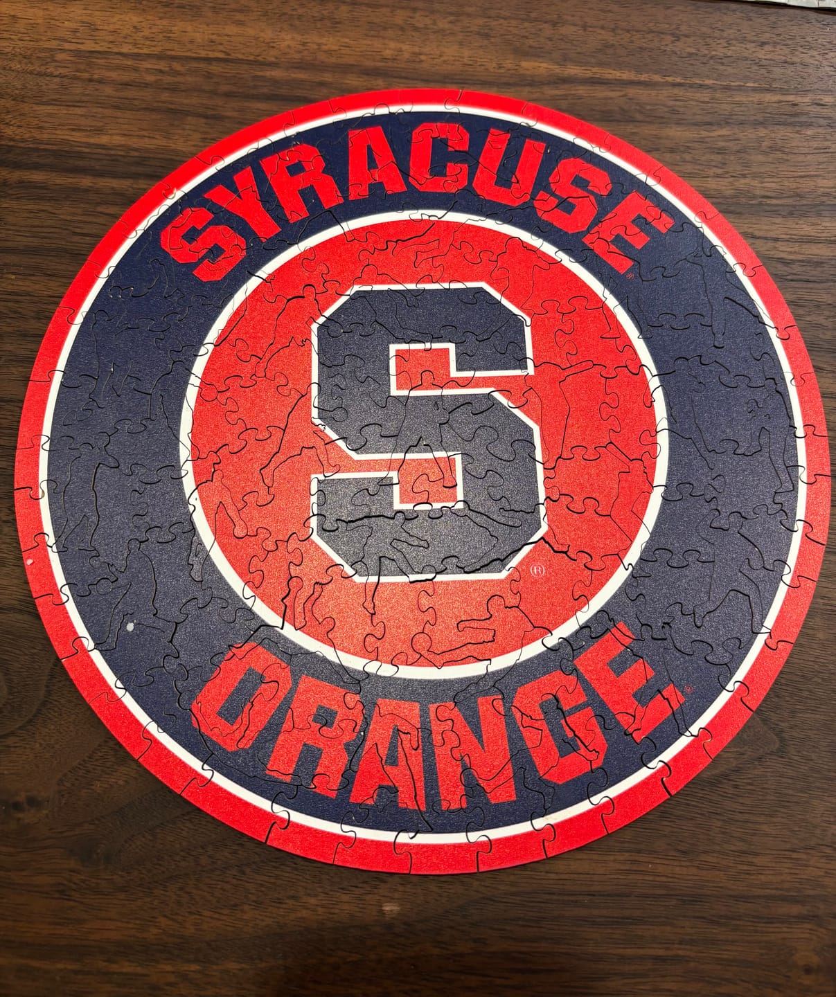 Customer photo review of Syracuse University - Wooden Puzzle
