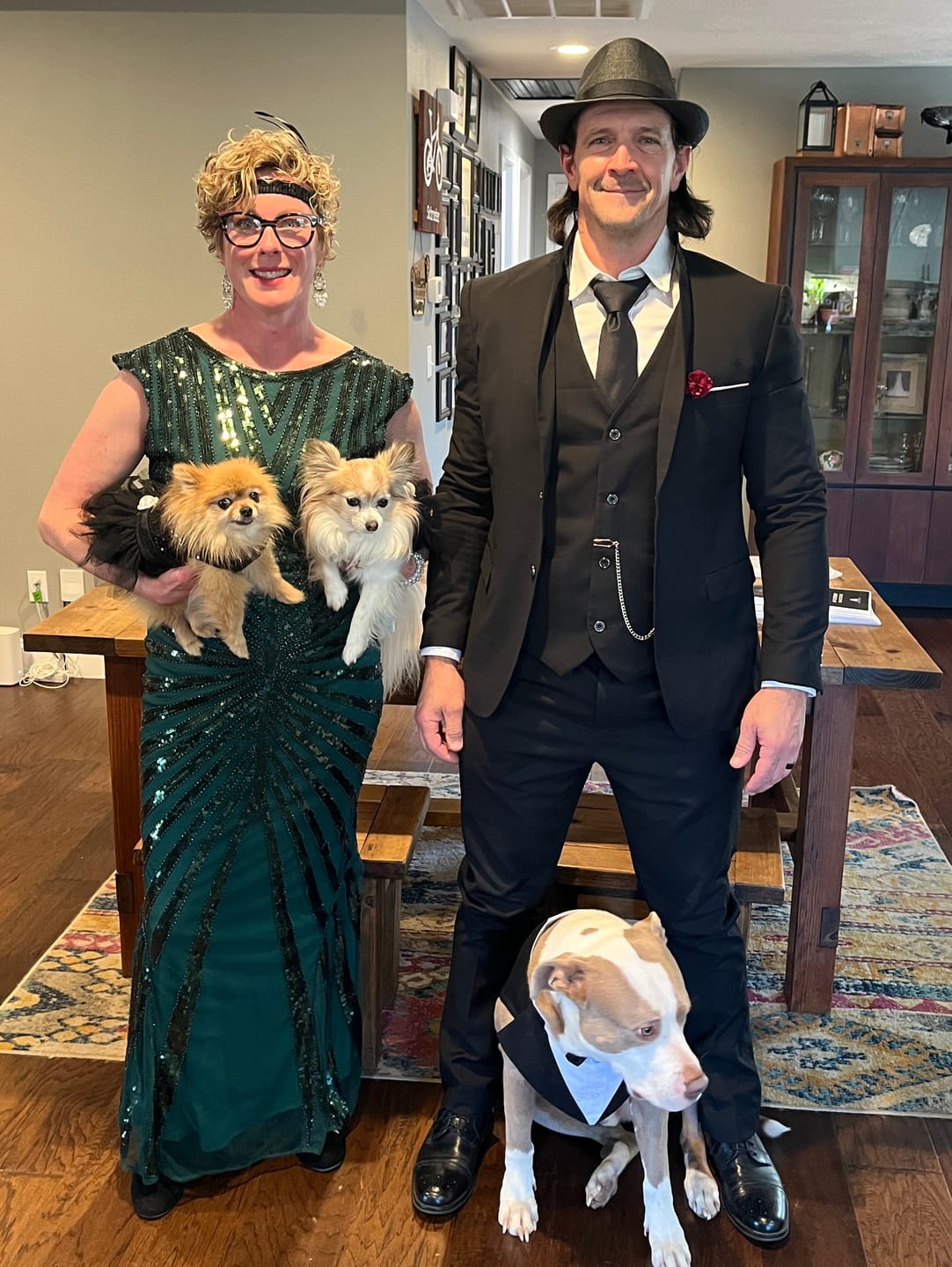 Customer photo review of 1920s Murder Mystery Game Kit