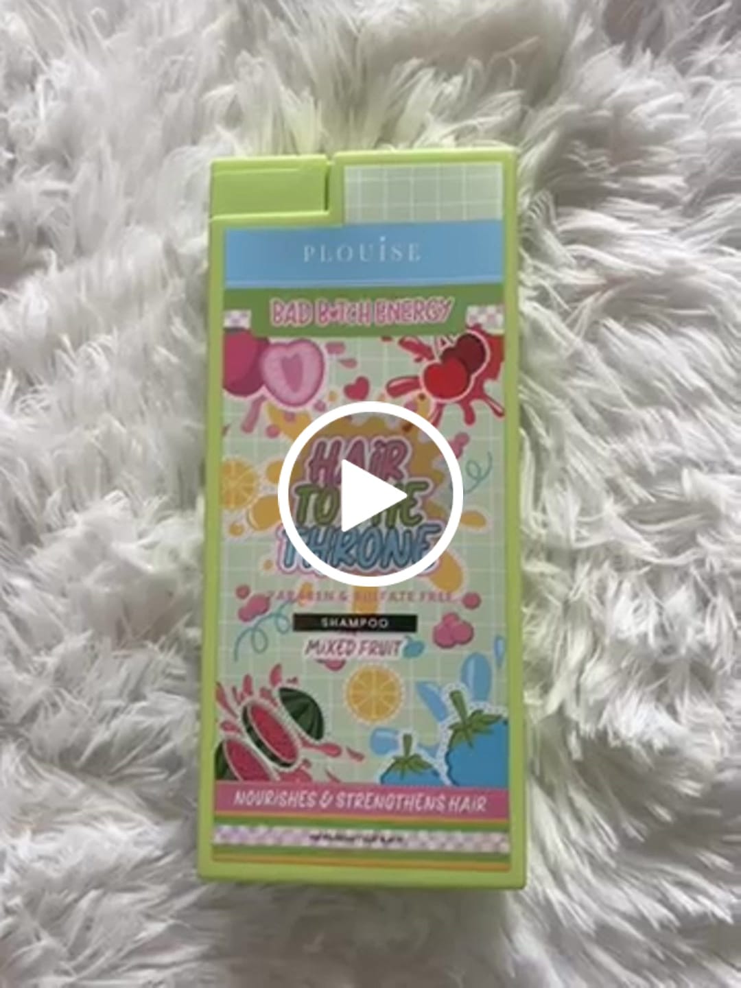 Customer video review of Hair To The Throne Conditioner
