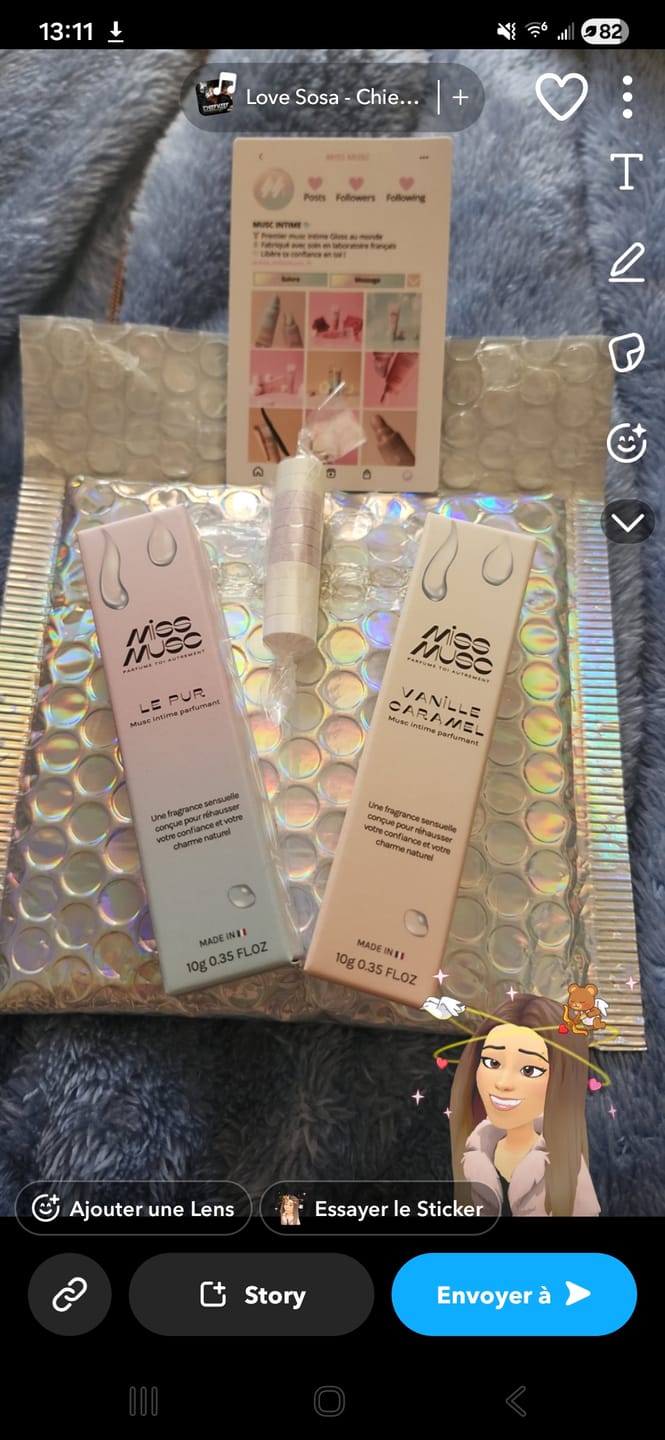 Customer photo review of Musc Tahara Intime Blanc (le pur ) - Miss Musc