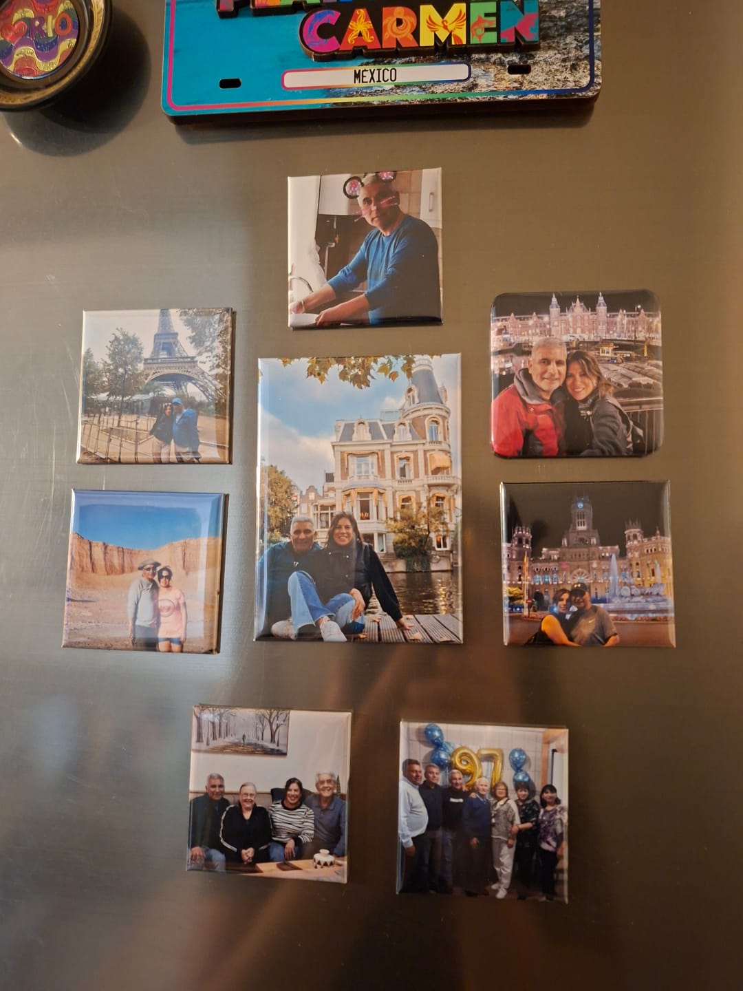 Customer photo review of 8 Imanes personalizados Rectangulares