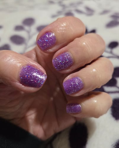 Customer photo review of P823 Hissy Fit Nail Polish | Messes