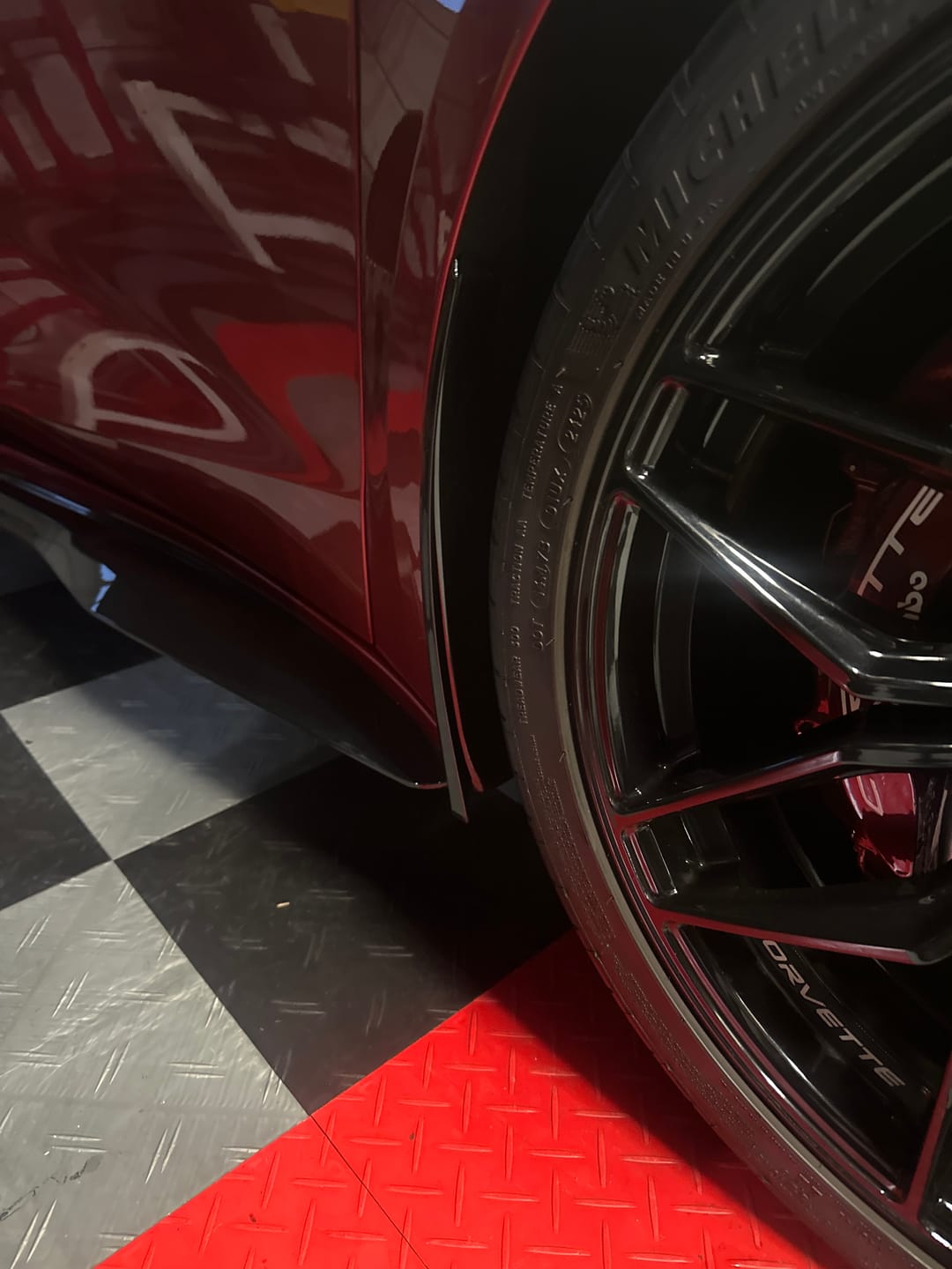 Customer photo review of Corvette C8 Z06 / E-Ray XL Extended Splash Guard