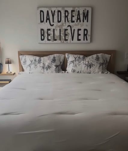 Customer photo review of MarshMellow Comforter