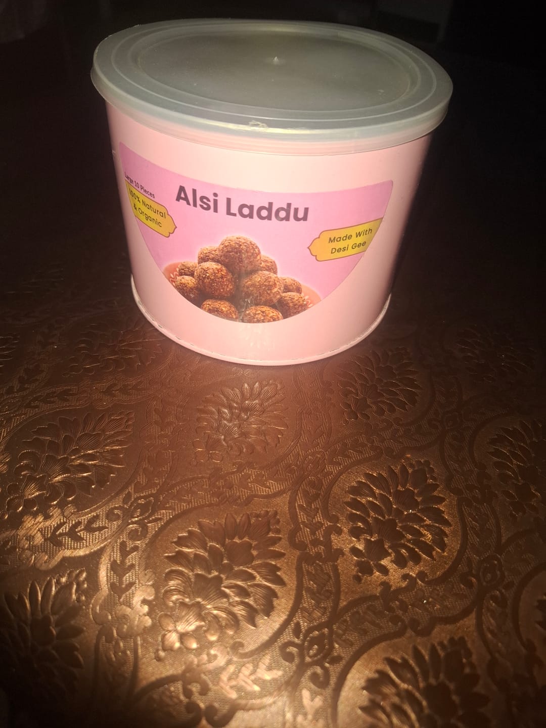 Customer photo review of Alsi Laddu and Penni - Tradition Meets Wellness in Every Bite