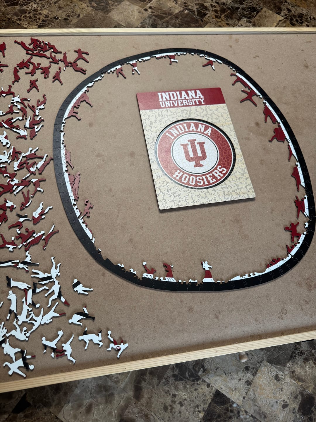 Customer photo review of Indiana University - Wooden Puzzle