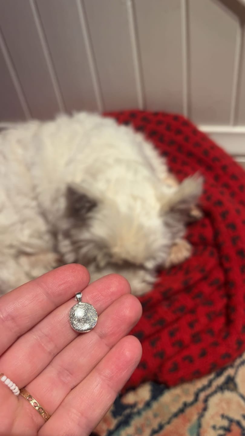 Customer photo review of Imprint Necklace Kit