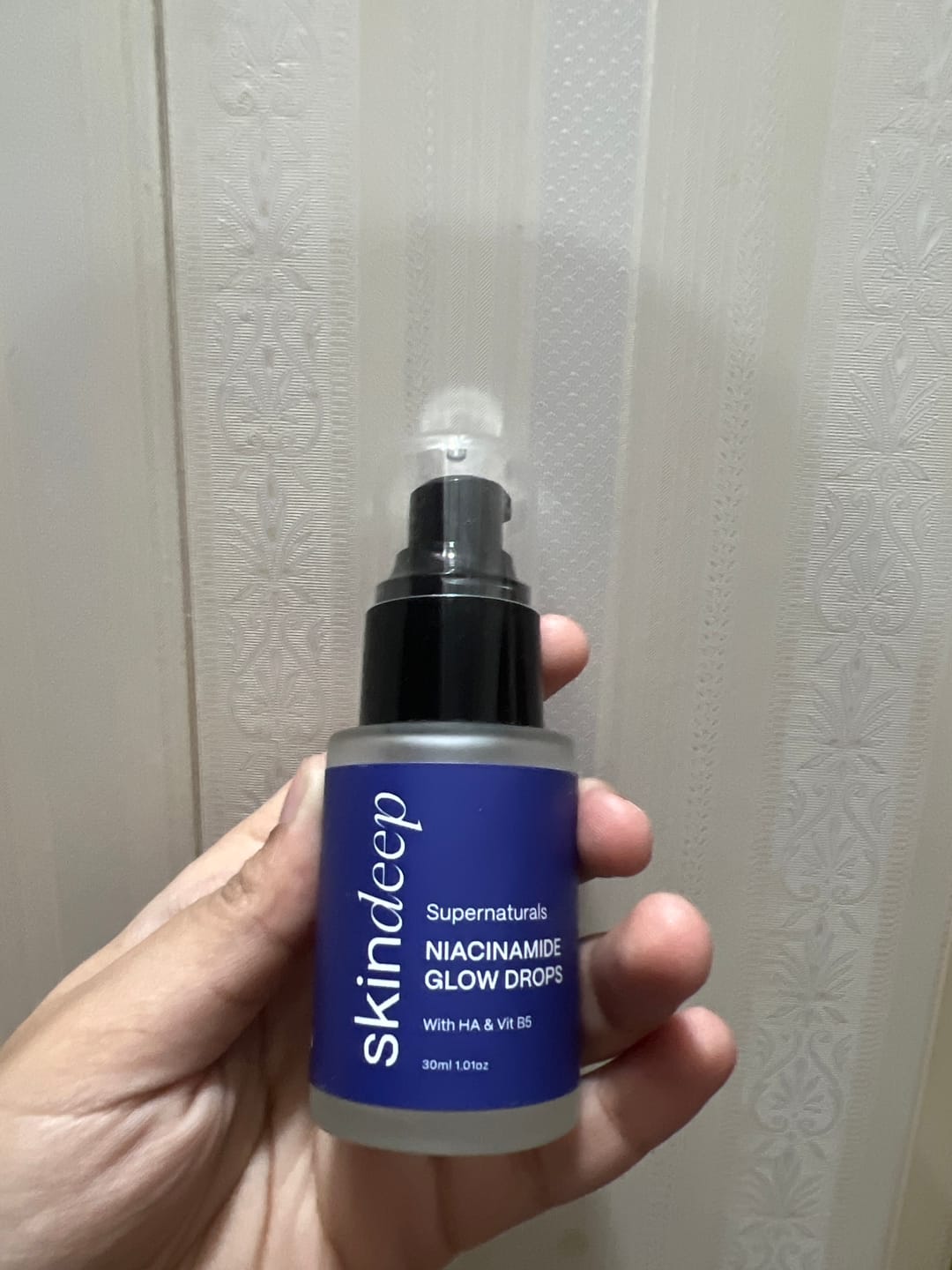 Customer photo review of NIACINAMIDE GLOW DROPS - with HA & Vit B5
