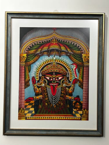 Customer photo review of Kali at Kali Ghat, Raja Ravi Varma Paintings