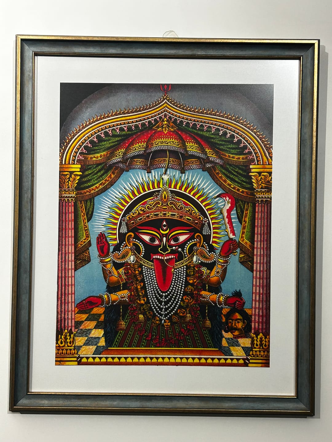 Customer photo review of Kali at Kali Ghat, Raja Ravi Varma Paintings