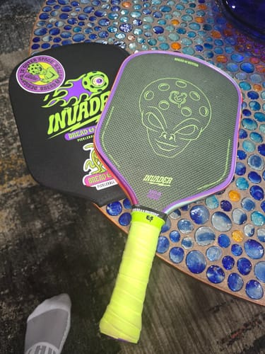 Customer photo review of The Invader 16mm Pickleball Paddle(Blemish)(Paddle & Cover No Box)