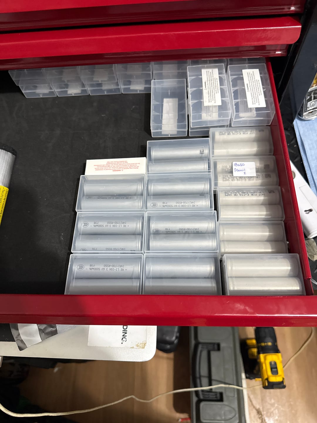 Customer photo review of Reliance RS50 21700 5000mAh 70A Battery