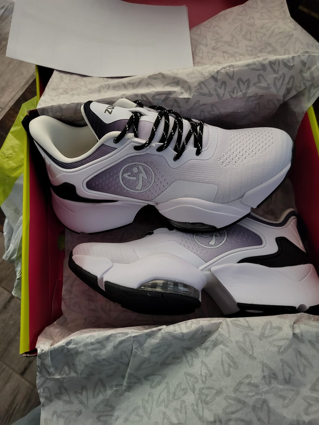 Customer photo review of Zumba Air Stomp - White/Black