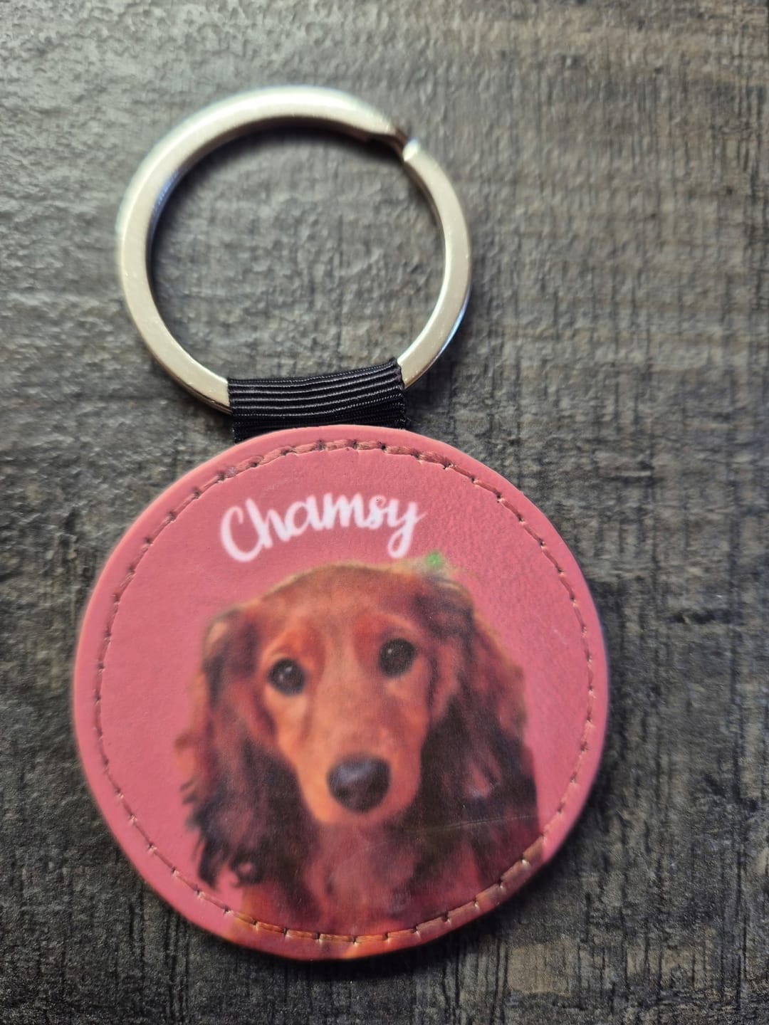 Customer photo review of Portrait d'animal - Porte-clés personnalisé