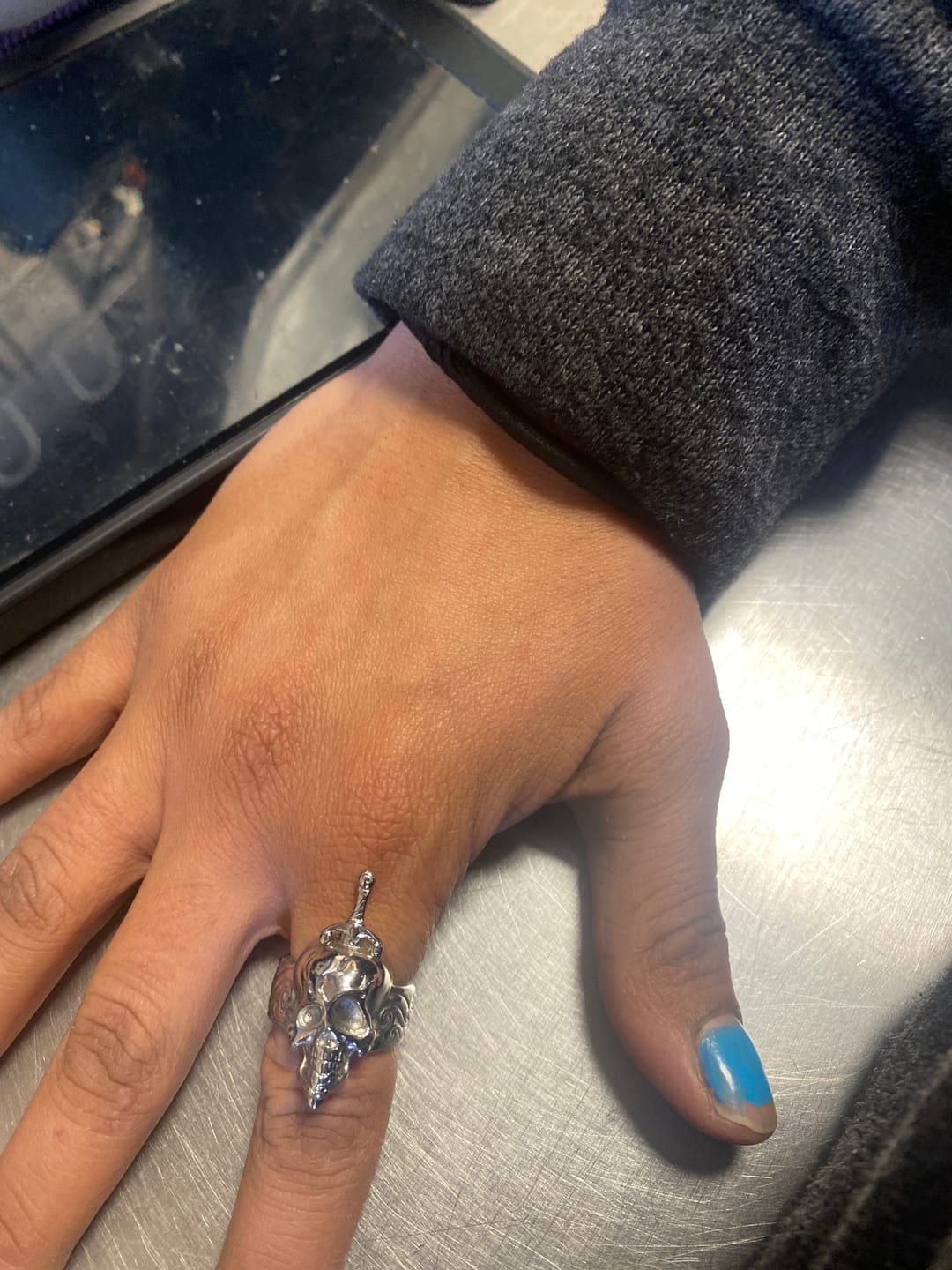 Customer photo review of HALLUCINOGENIC NIGHTMARE RING