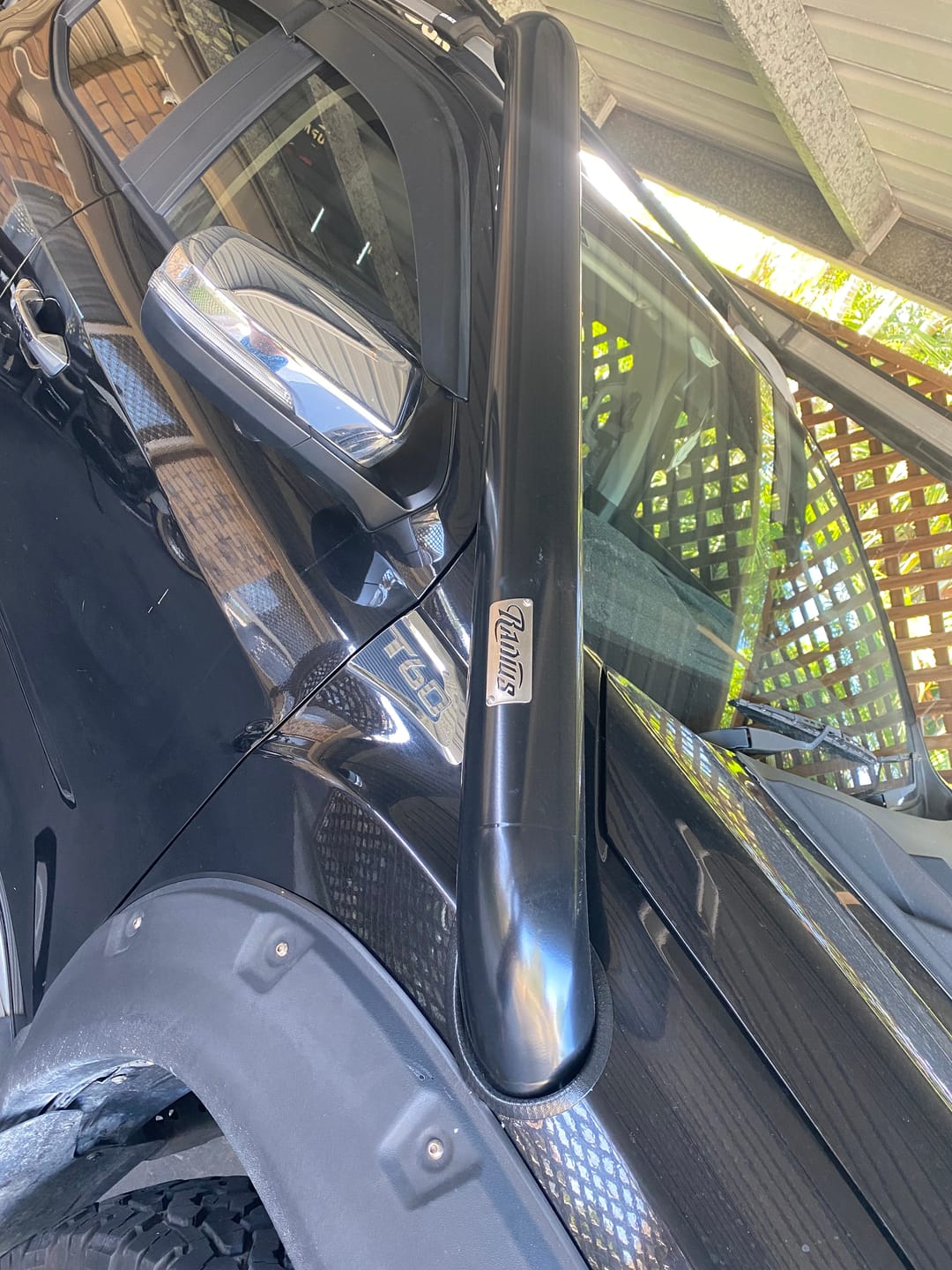 Customer photo review of Stainless snorkel to suit LDV T60 - Single Turbo