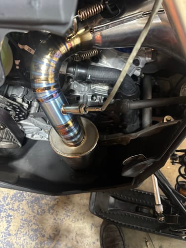 Customer photo review of RPM Polaris RMK AXYS 850 & 9R TITANIUM Snowmobile Race Weight Silencer AXYS 850 2019-2026